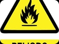 Señal peligro incendio